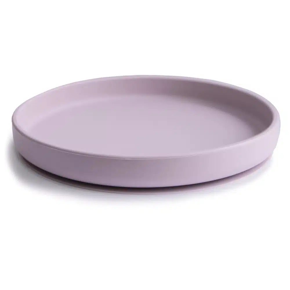 SILIKÓNOVÝ TANIERIK MUSHIE - SOFT LILAC – Obrázok 2