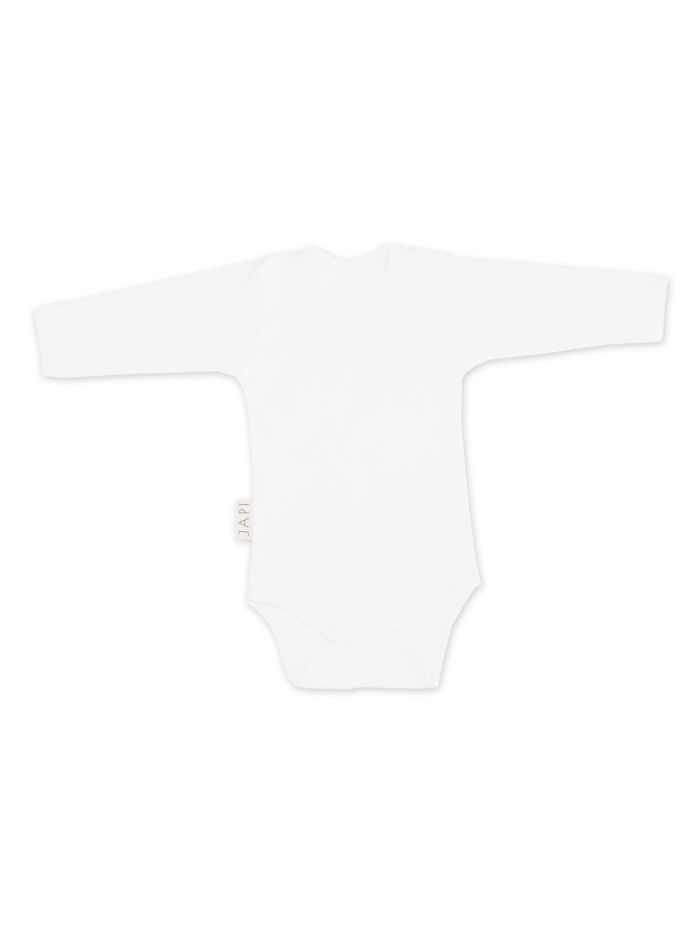 Detské body UNI s dlhým rukávom - 068 - Biela