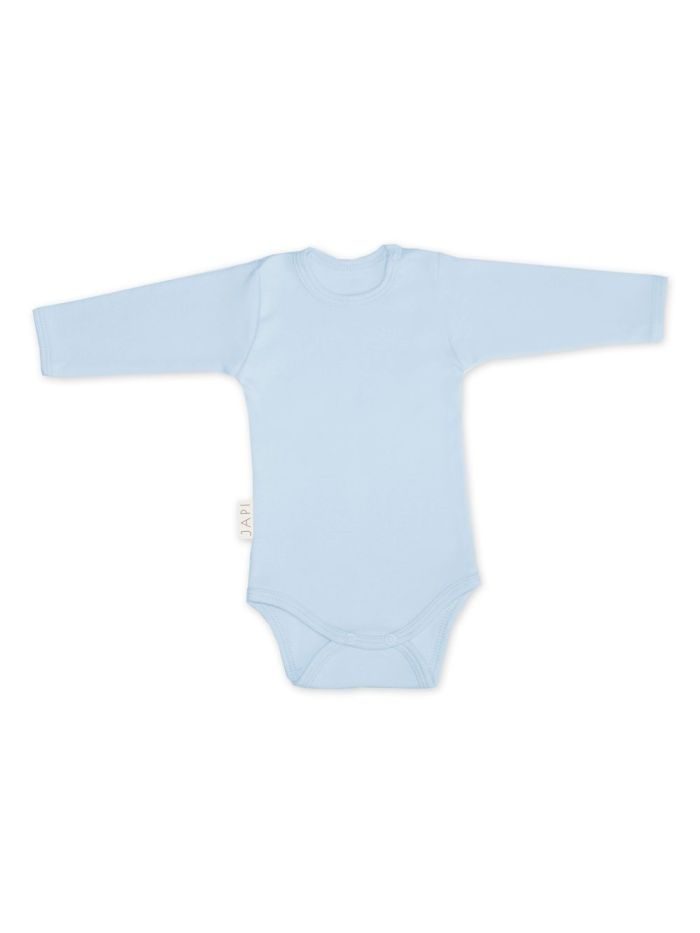 Detské body UNI s dlhým rukávom - 098 - Svetlo modrá