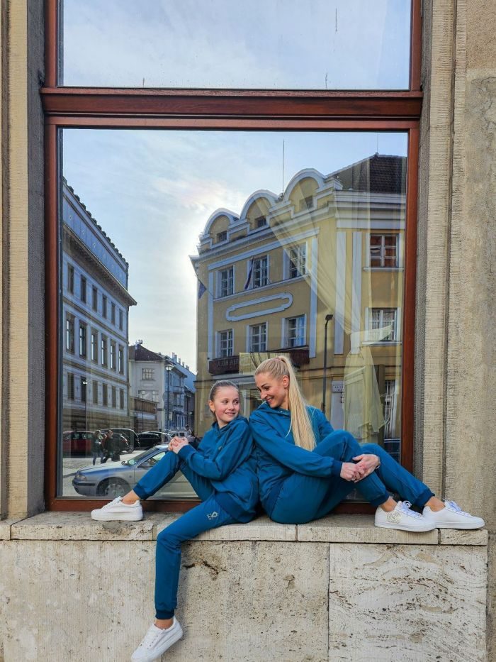 Dámske tepláky GOLDEN - 176 - Harmony zelená