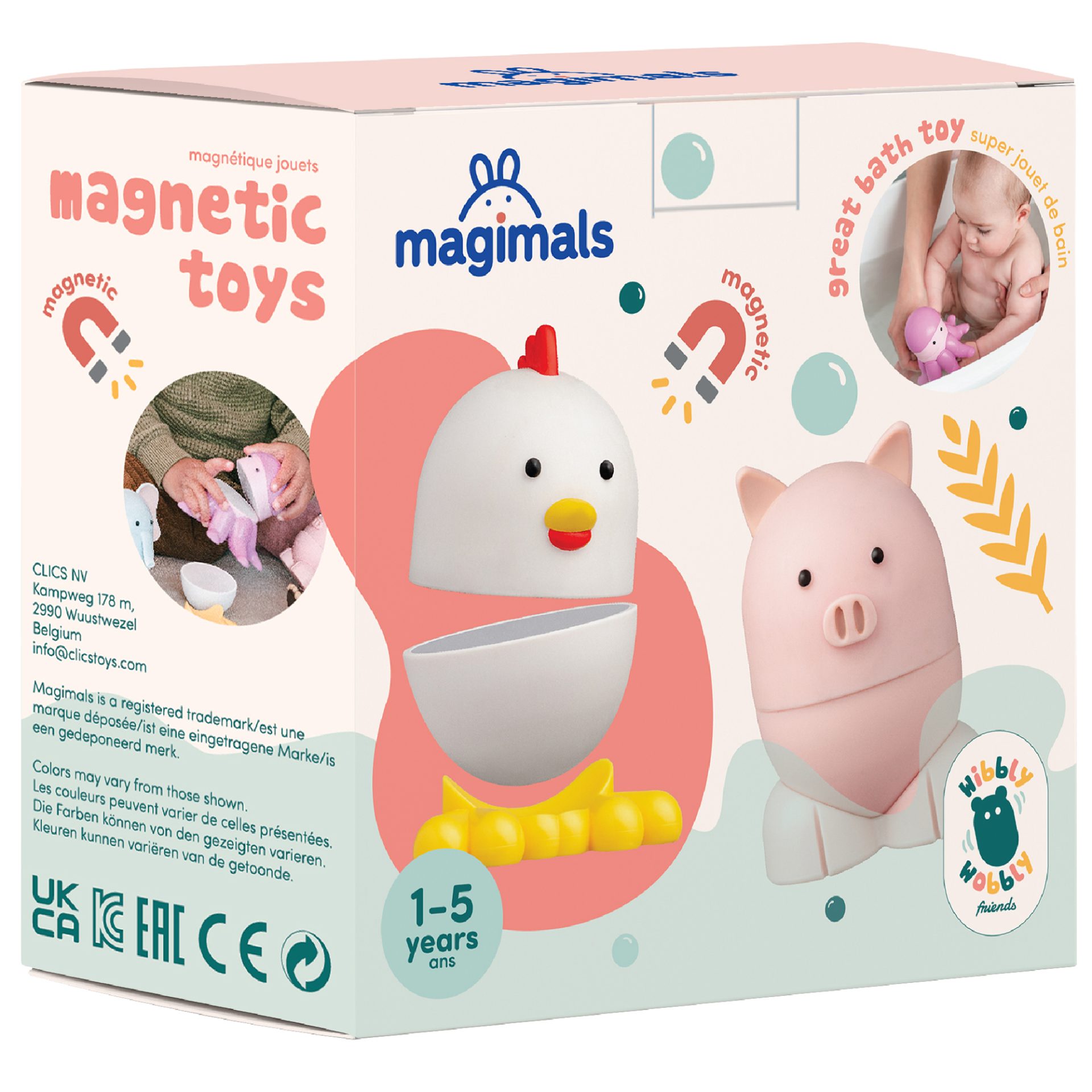 Skladacie magnetické zvieratká Farma