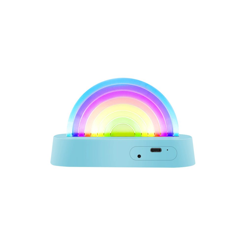 Tancujúca lampa Dúha modrá – Obrázok 2