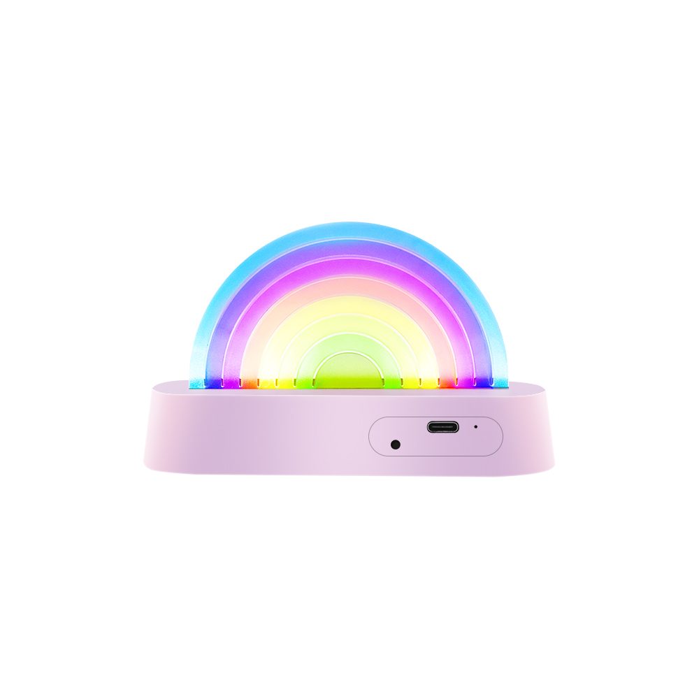 Tancujúca lampa Dúha fialová – Obrázok 3