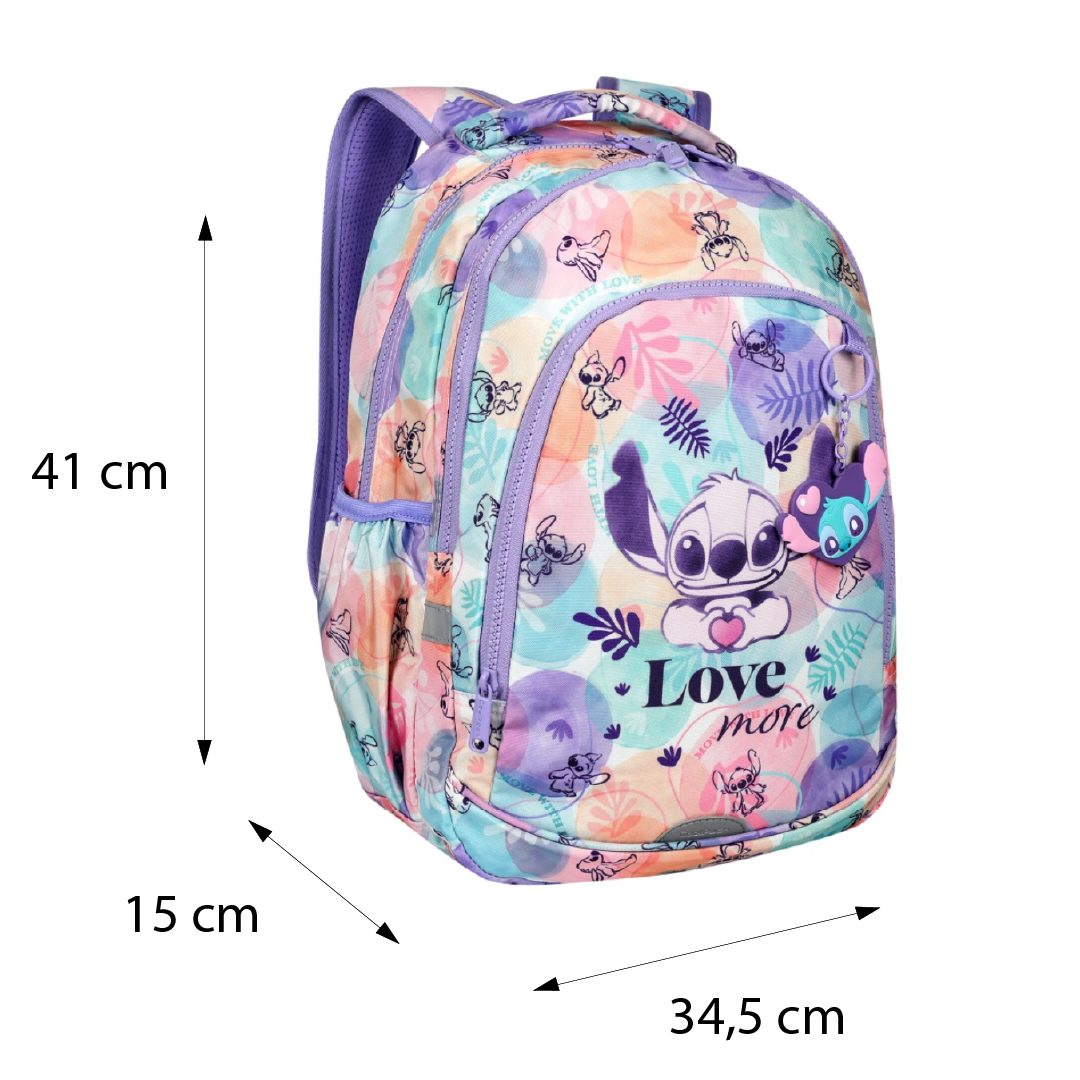 Školská taška Prime 41 cm Stitch Pastel – Obrázok 2