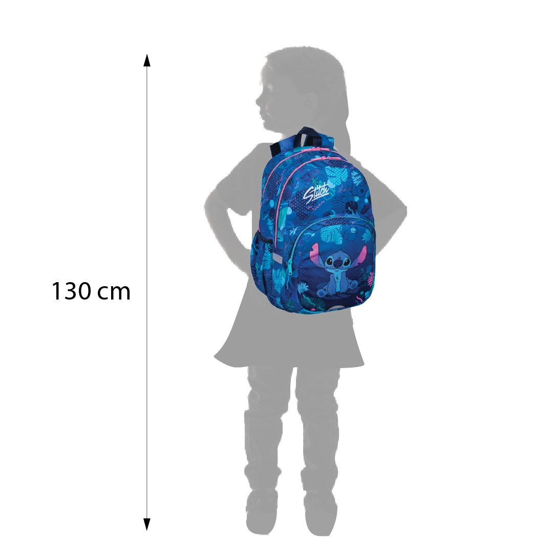 Školská taška Rider 43 cm Stitch Blue – Obrázok 5