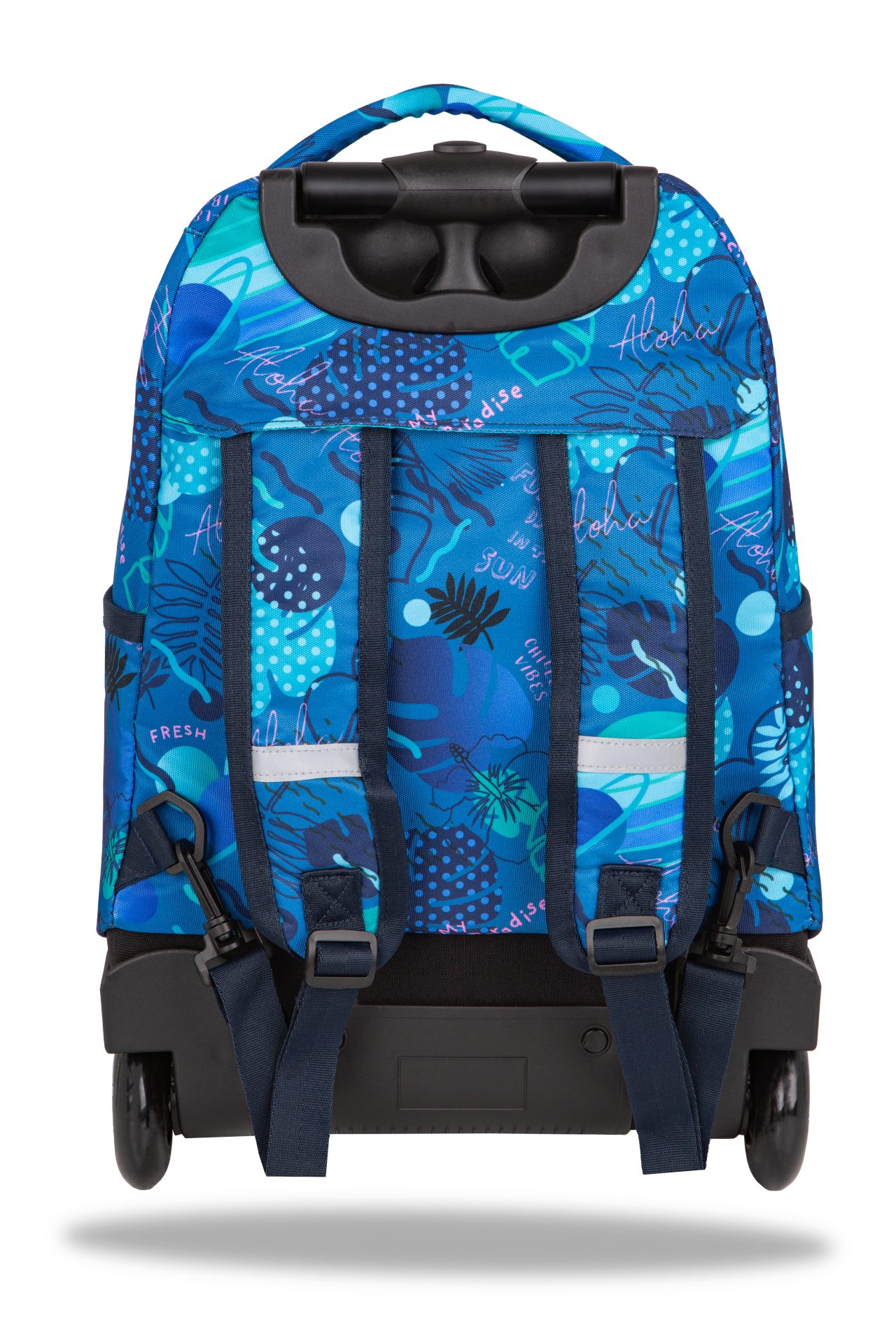 Školská taška Jack na kolieskach Stitch Blue – Obrázok 3
