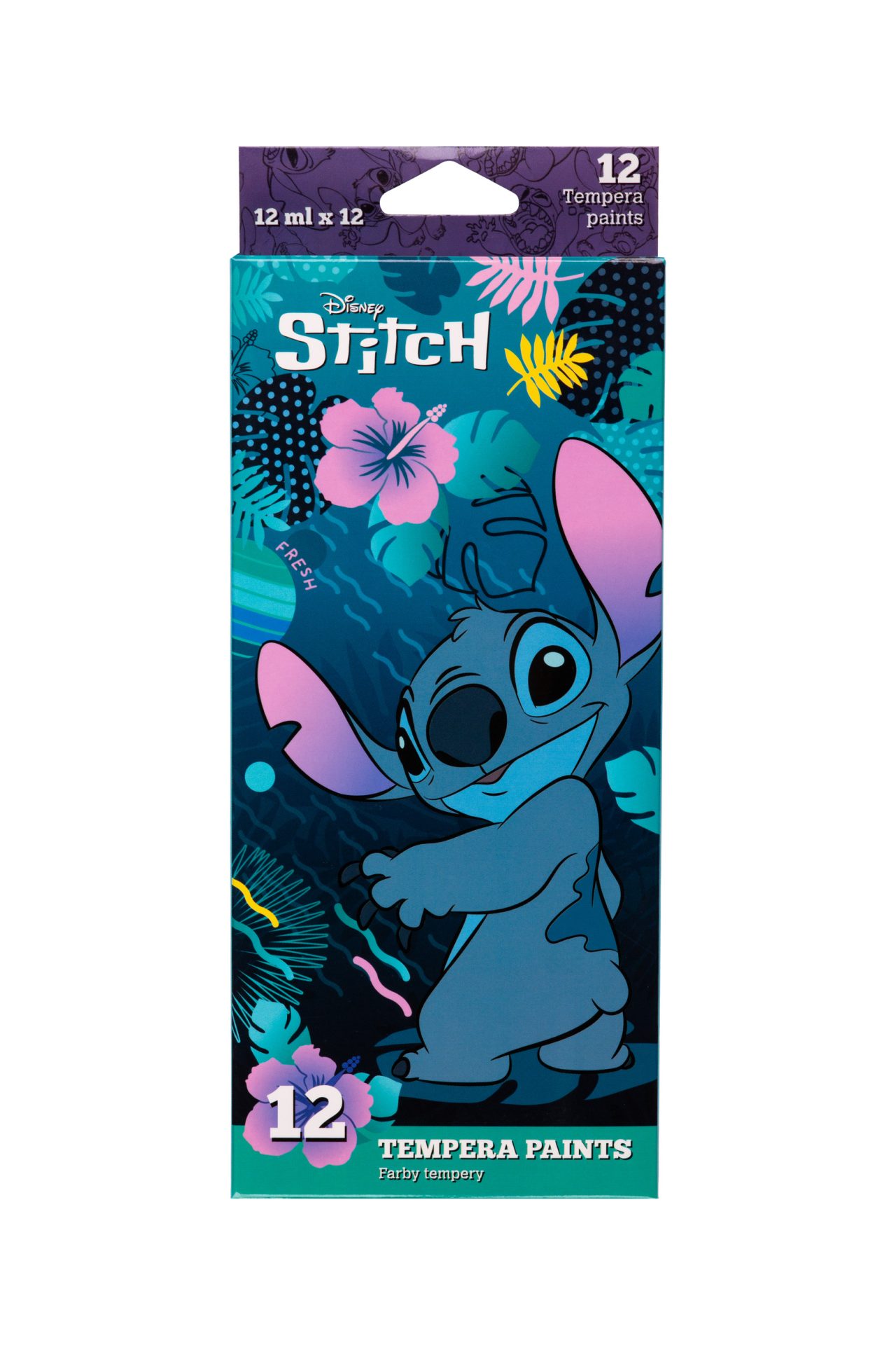 Temperové farby Stitch Blue 12 ks