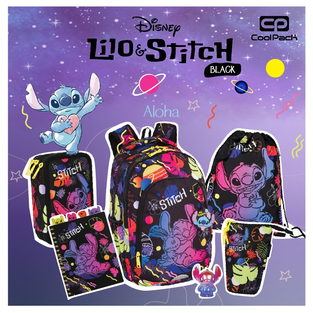 Športový vak Stitch Black – Obrázok 2