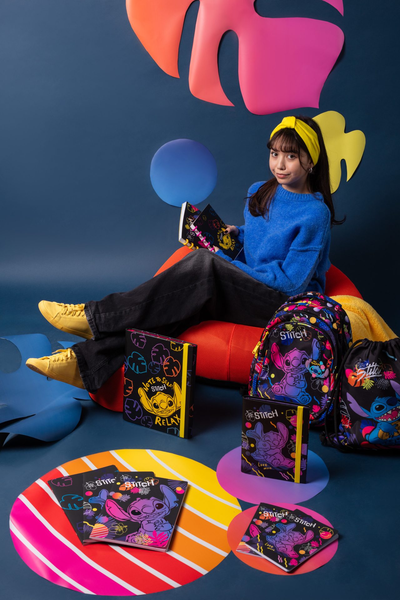 Športový vak Stitch Black – Obrázok 3