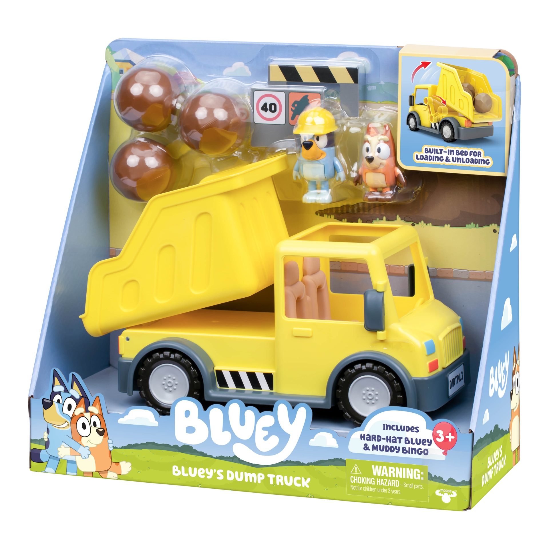 Sklápač s 2 figúrkami Bluey