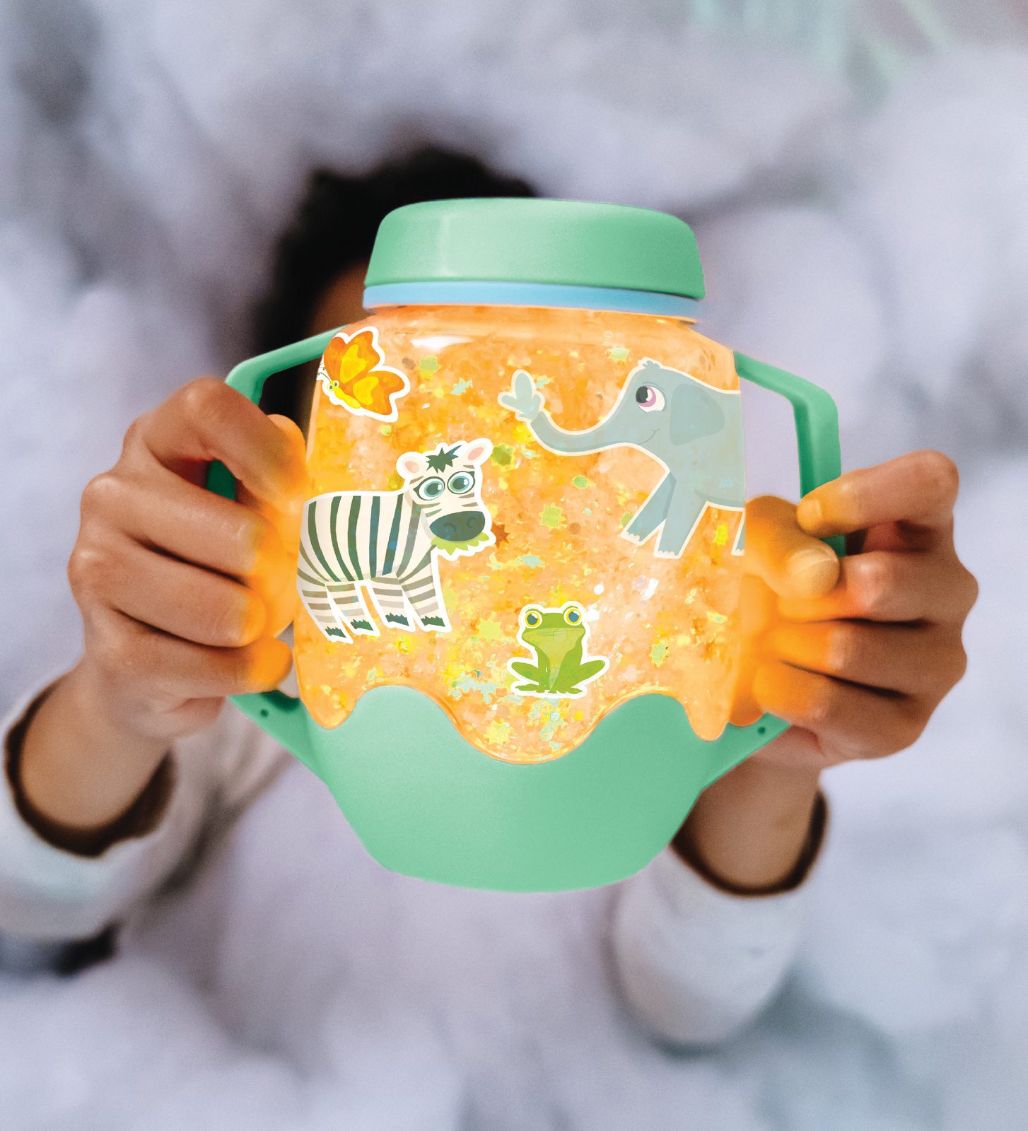DIY Sada senzorická fľaša s doplnkami ZOO – Obrázok 7