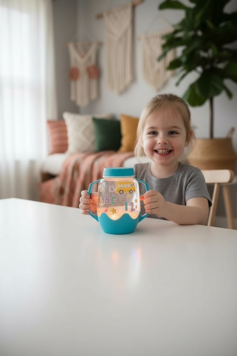 DIY Sada senzorická fľaša s doplnkami ABC – Obrázok 2