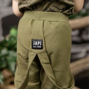 Chlapčenské kraťasy na traky 1F DINO - 122 - Dino zelená