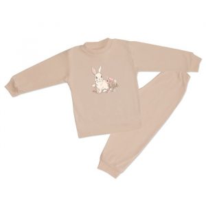 Dievčenské pyžamo SWEET BUNNY - 122 - Béžová
