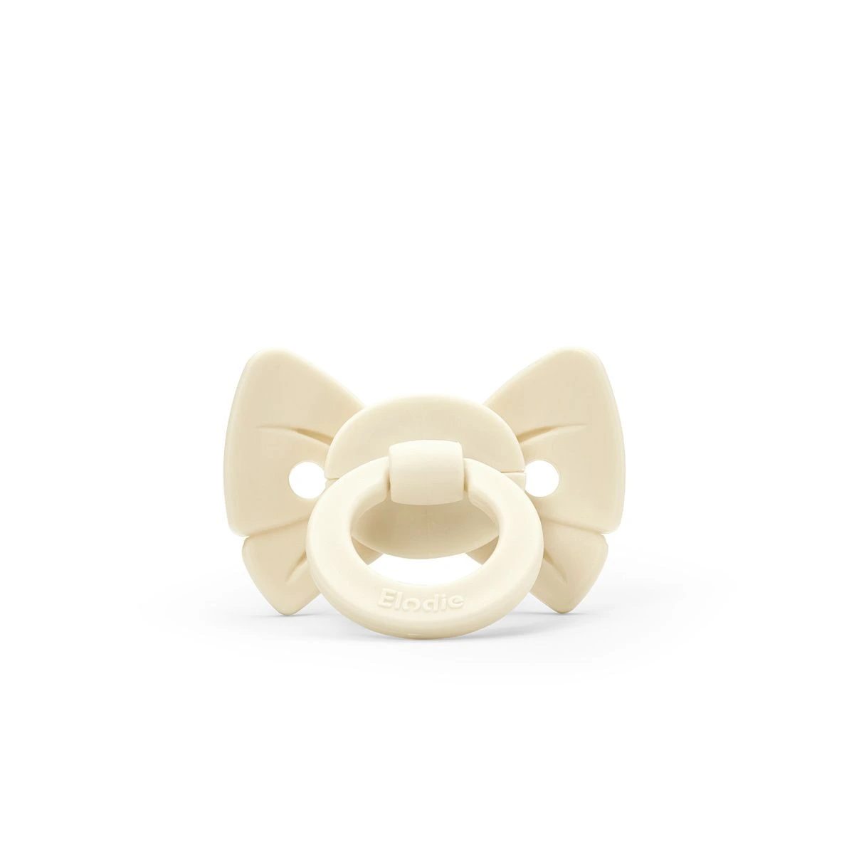 Binky Bow Newborn Elodie Details Silicone - Oat White