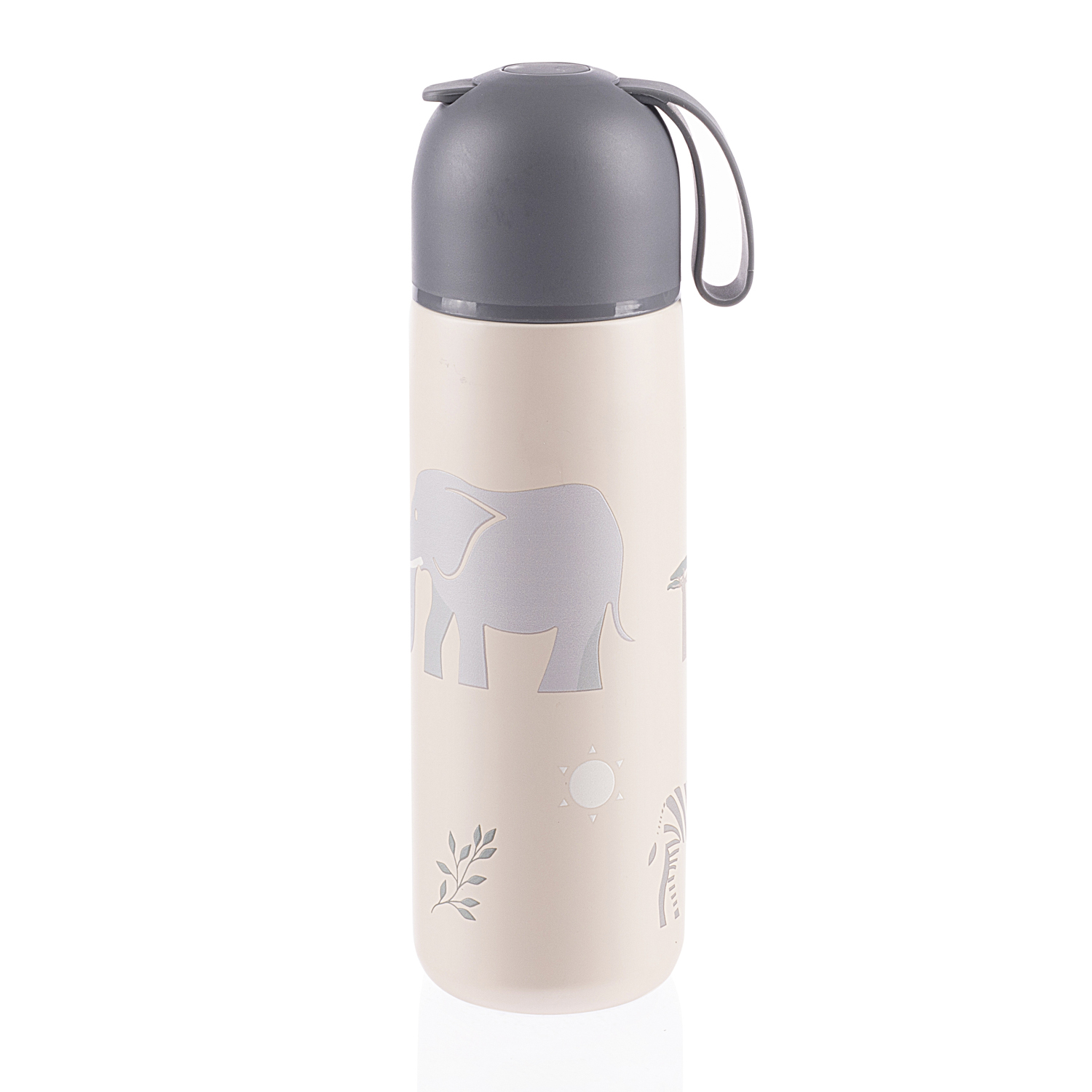 Termoska na tekutiny se silikonovým držákem 400 ml, Safari