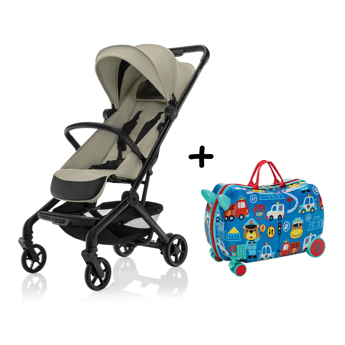 Športový kočík Jet + kufrík Pack&Ride ZDARMA, Boss Grey