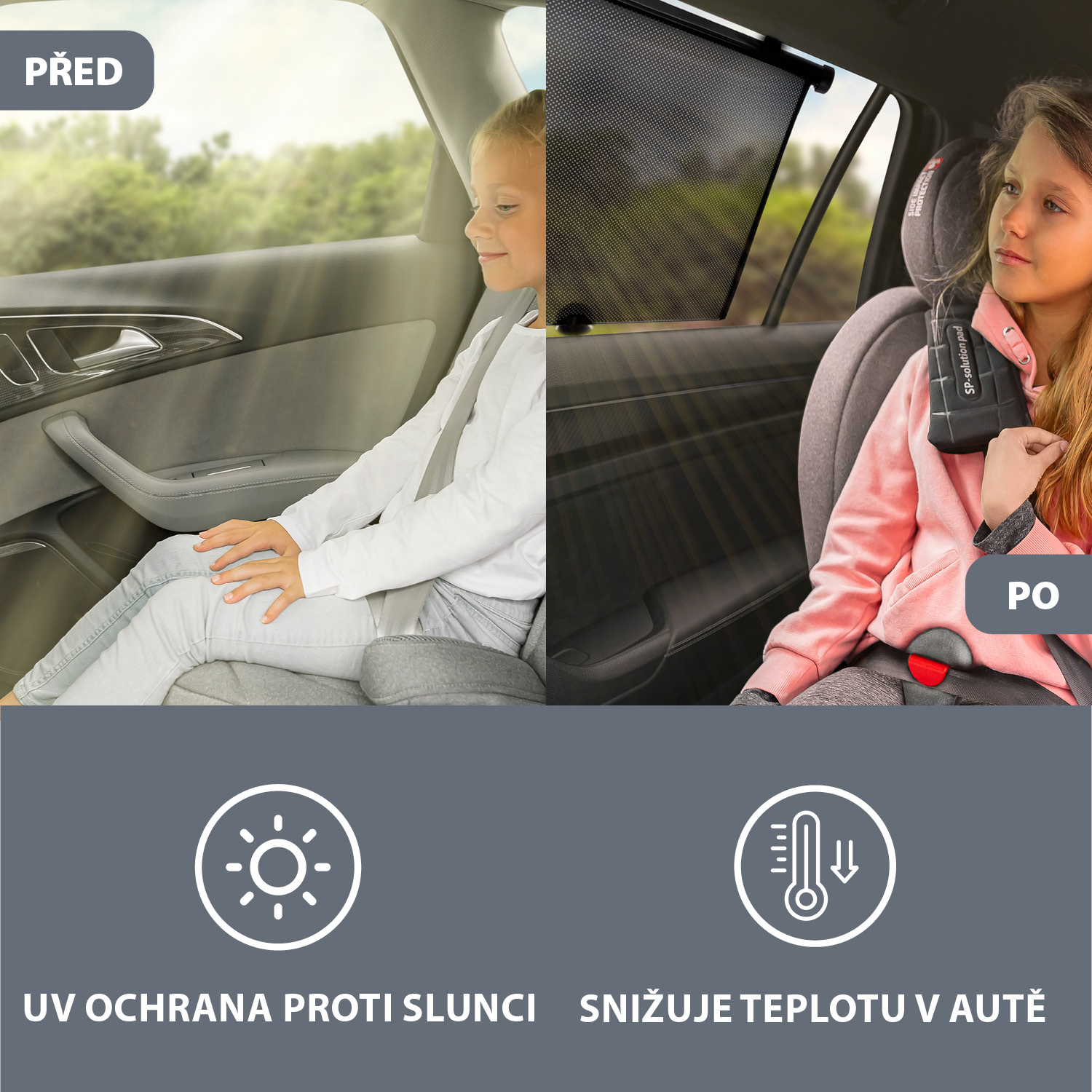 Sluneční clona do auta rolovací - Image 3