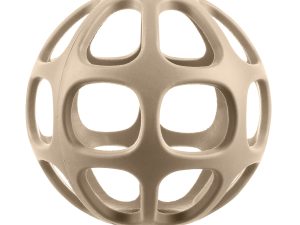 Silikónové hryzátko Round, Sand Beige