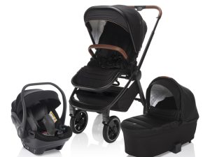 SET Športový kočík Move Cross + korba XL + adaptér + autosedačka, Night Black/Black