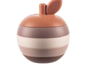 Silikónová skladacia hračka Apple, Multicolor