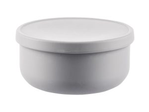 Silikónová miska s viečkom, Dove Grey