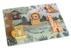 Dřevěné puzzle jungle, Wood