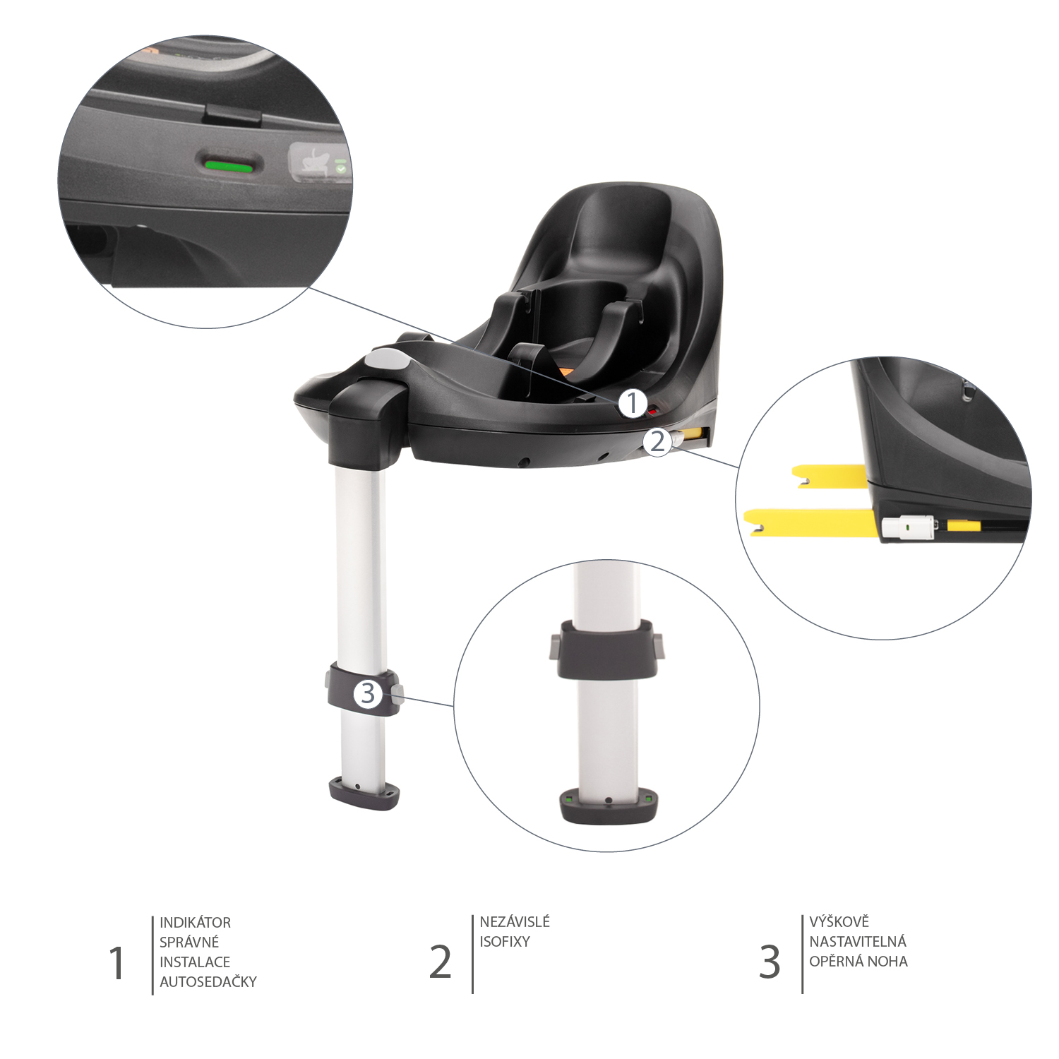 Set kočík Move Cross 5 + hlboká korba Move XL 5 + autosedačka XM podľa vlastného výberu + báza, Boss Grey - Image 11