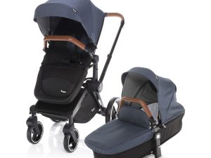 SET Podvozek Evoque + Farebný set ku kočárku Evoque, B/BR_Jeans