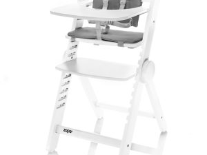 Drevená jedálenská stolička Clipp & Clapp, White