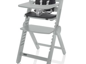 Drevená jedálenská stolička Clipp & Clapp, Grey