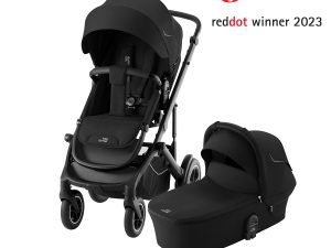 Set kočík Smile 5Z + hlboká korba, Space Black