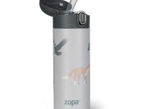 Termoska na tekutiny s brčkem 400 ml, Mountains