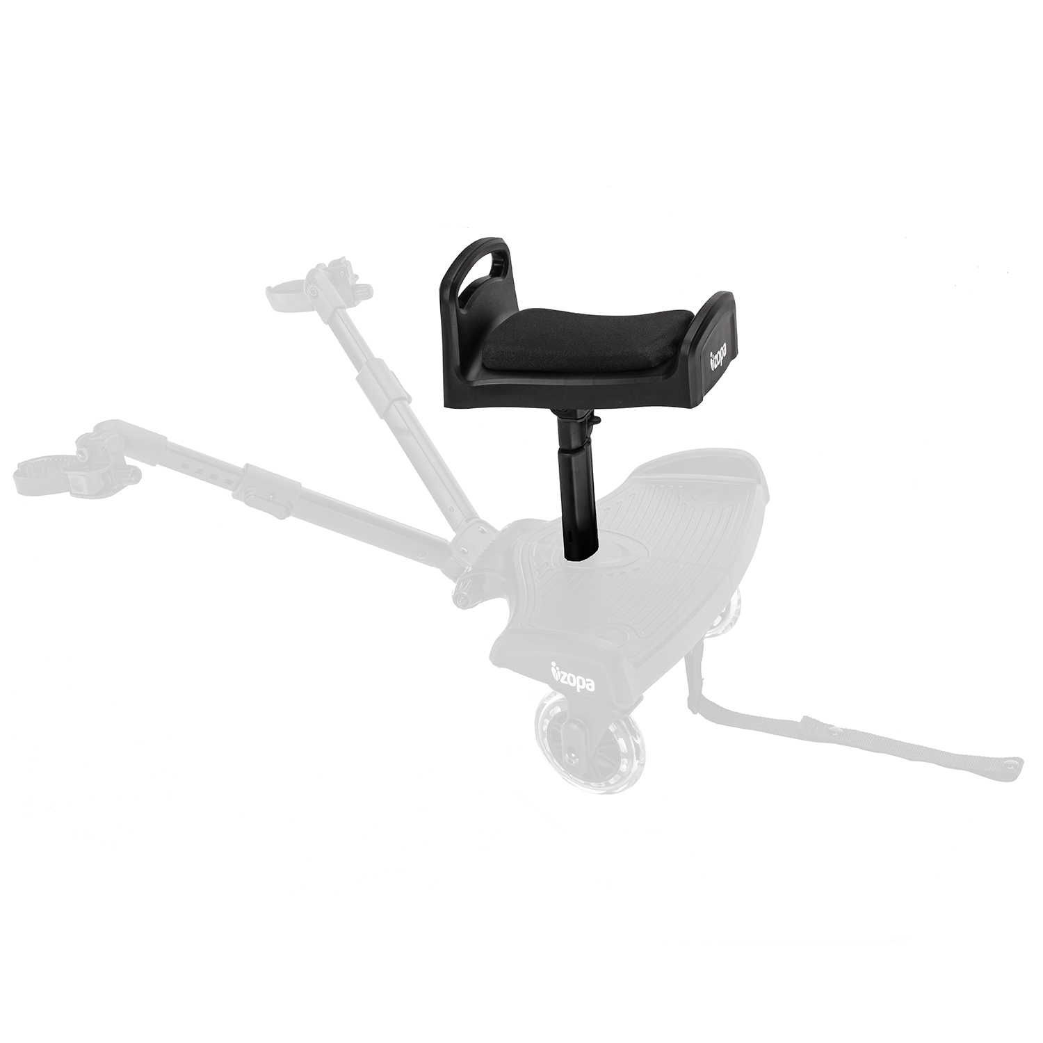 Sedátko ku skejtíku Segboard 2, Black