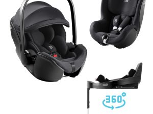 Autosedačka set Baby-Safe Pro + Vario Base 5Z + autosedačka Dualfix 5z Classic, Deep Black
