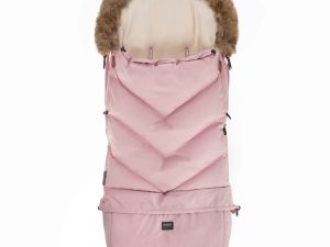 Zimný fusak Fluffy Combi, Old Pink