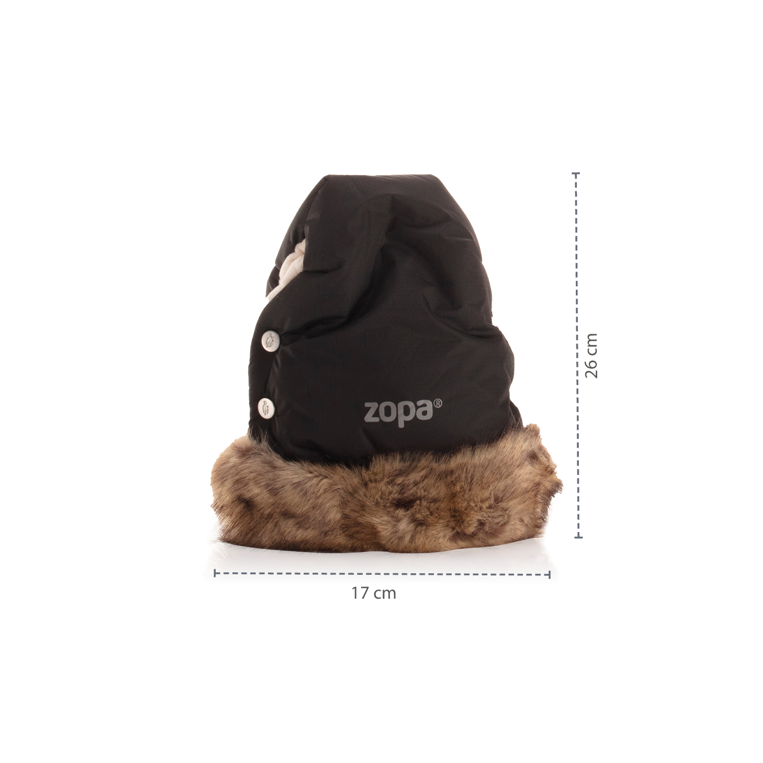 Zimné rukavice Fluffy 2, Foggy Grey - Image 3