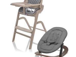 Set stolička Inpira + novorodenecký set + hojdacia základňa, Cookie Beige