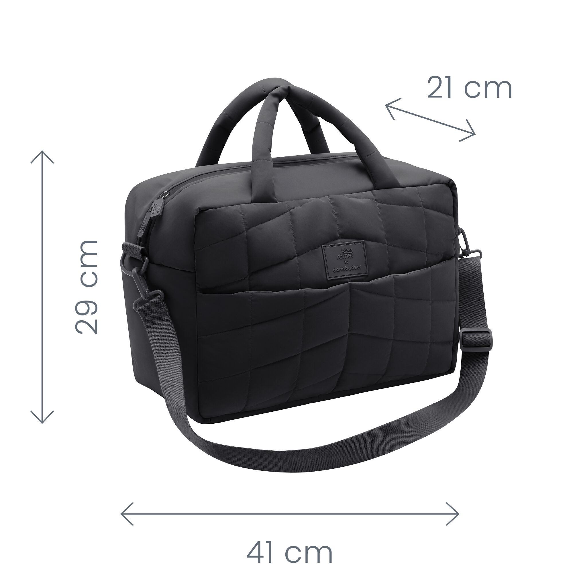 Prebaľovacia taška, Carbon Black - Image 2