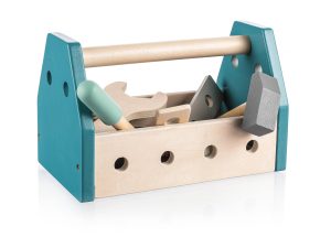 Dřevěná sada nářadí v boxu, Blue