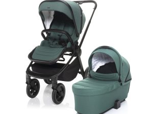 Set kočík Move Cross 2 + korba XL + adaptér, Antique Green /Black