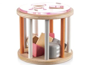 Dřevěná aktivity vkládačka, Pink
