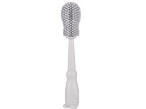 Silikónová kefka na detské fľaše 3v1, Light Grey