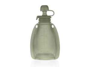 Silikónové plniteľné vrecko na detskú stravu, Transparent Green
