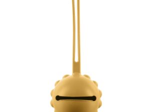 Silikónové puzdro na cumlík, Mustard Yellow
