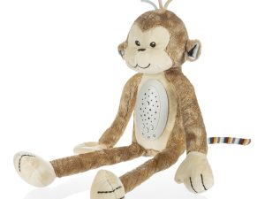 Plyšový detský spáč s projektorom a melódiami, Monkey