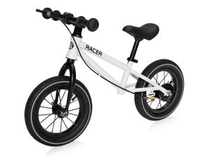 Odrážadlo Racer s brzdou, Coconut White