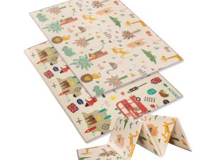 Multifunkční pěnová skládací podložka oboustranná 200x150, Savana