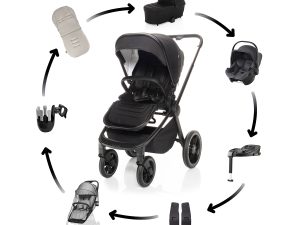 MAXI set Kočík MOVE CROSS 2, Night Black/Black