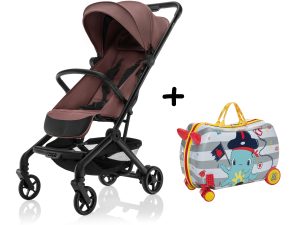 Športový kočík Jet + kufrík Pack&Ride ZDARMA, Amber Brown
